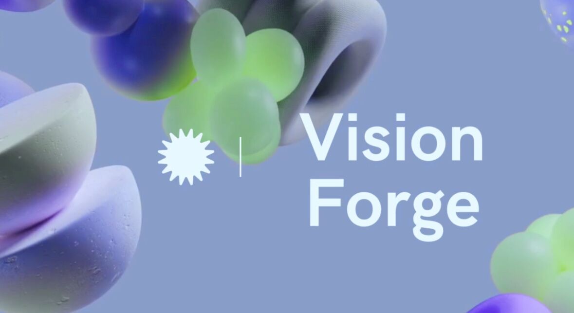 Team showcasing VisionForge interface